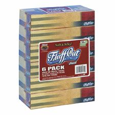 Facial Tissues, Two-ply, 6 Boxes/PK, White