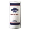 Household Roll Towel, 2-Ply, 80 Sheets/Roll, 11"x8", White