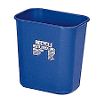 Recycled Wastebasket, 28-1/8 Quart Cap., Blue