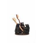 Blonder Home Black Bear Lodge Toothbrush Holder