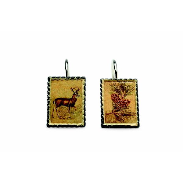 Blonder Home Wildwood Set of 12 Shower Curtain Hooks
