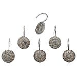 Agatha Cinder Shower Curtain Hooks - Antique Gold