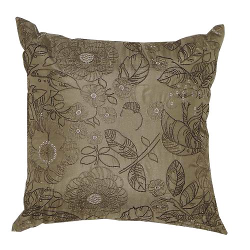 Ty Pennington Style Embroidered Floral Pillow
