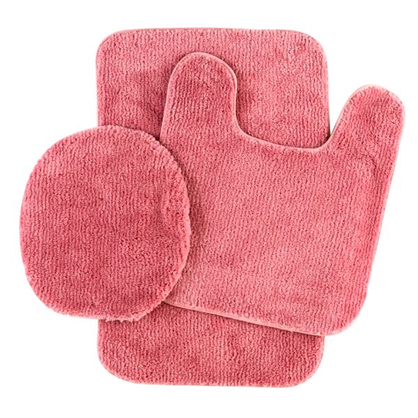 Great Price 3pc Bath Rug Set - Rose