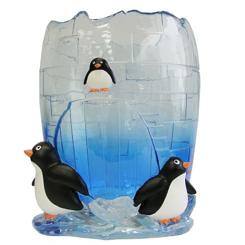 Colormate Penguins Wastebasket