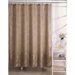 Whole Home Two-Tone Damask Fabric Shower Curtain