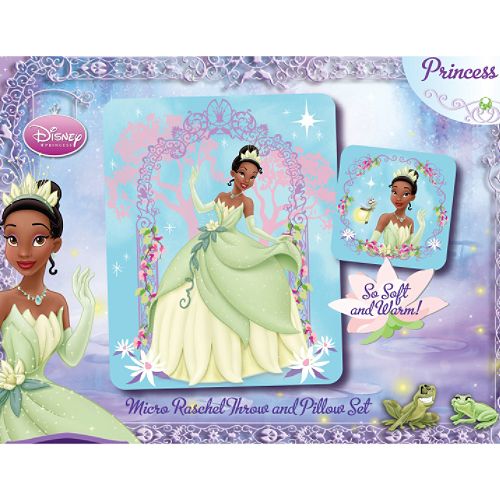 Disney Princess and the Frog Throw and Pillow Set