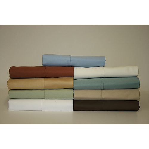 Wrinkle Resistant King Woven Sateen 300 Tc Pillow Case Pair