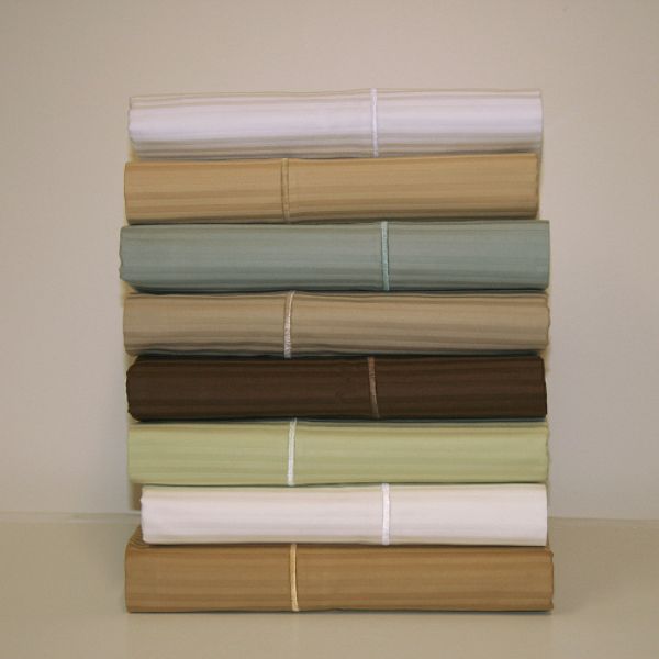 Renaissance 600Tc Woven Stripe Barratto Stitch Standard Pillow Case