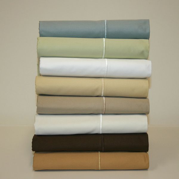 Renaissance Woven 600Tc Barratto Stitch King Pillow Case Pair