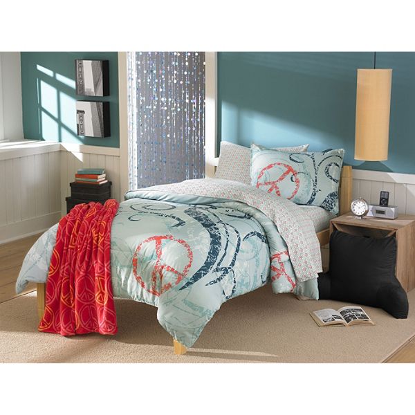 COEXIST by Cannon Love Generation Twin/Twin XL Reversible Comforter Set 