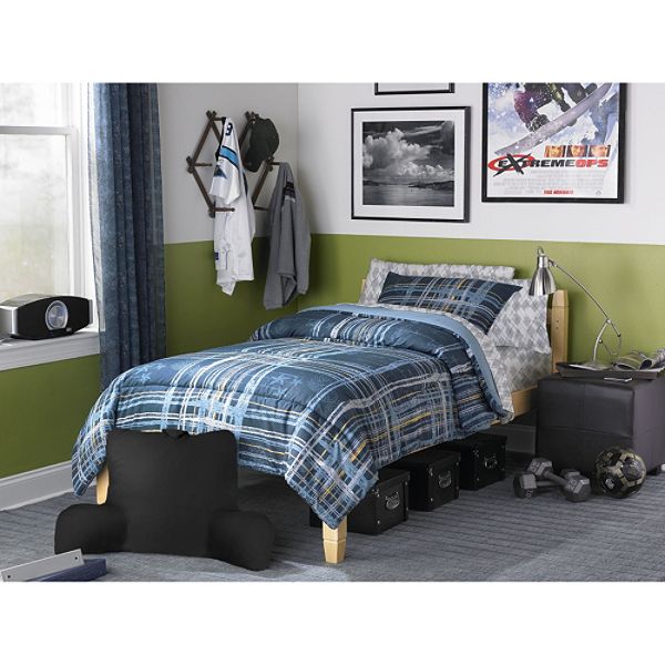 COEXIST by Cannon Sound Wave Twin/Twin XL Reversible Comforter Set 