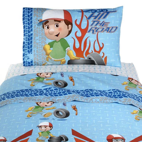 Disney Handy Manny Hit the Road Twin Sheet Set