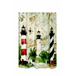 Blonder Home Harbour Lights Shower Curtain