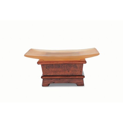 Blonder Home Classic Burl Soap Dish