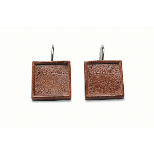 Blonder Home Classic Burl Set of 12 Shower Curtain Hooks