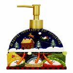 Blonder Home Primitive Snowmen Lotion Pump