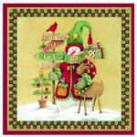 Blonder Home Sammy Sleigh Bells Shower Curtain