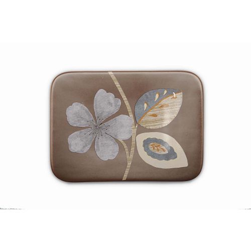 Blonder Home Fleur Parquet Soap Dish