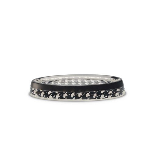Blonder Home Houndstooth Soap Dish