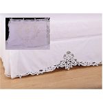 Teller Enterprises Angela Battenberg Accent Pillow Sham King Size White