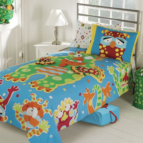  ALEX Moody Monster Twin Quilt with underbed storage set