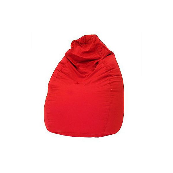 Science of Sleep Dorm Style Contoured Beanbag Chair Red Twill