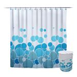Elite Home Fashions Shower Curtain, Hook and Hamper Set