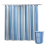 Elite Home Fashions Shower Curtain, Hook and Hamper Set