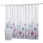 Elite Home Fashions Shower Curtain, Hook and Hamper Set