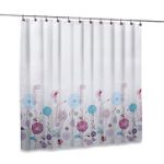 Elite Home Fashions Shower Curtain and Hook Set