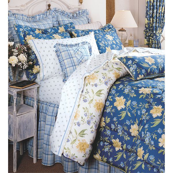 Laura Ashley Emilie King comforter set, 100% cotton