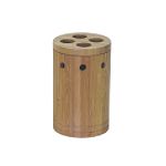 Elite Home Fashions Bamboo Toothbrush Holder