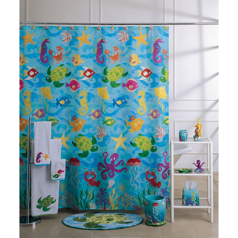 Colormate Sea Life Shower Curtain