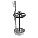 Whole Home Aria Black Toothbrush Holder