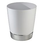 Whole Home Aria White Waste Can