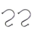 Cannon Metal S Hook Chrome Shower Curtain Hooks