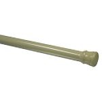 Cannon 72 in. Bone Shower Curtain Rod