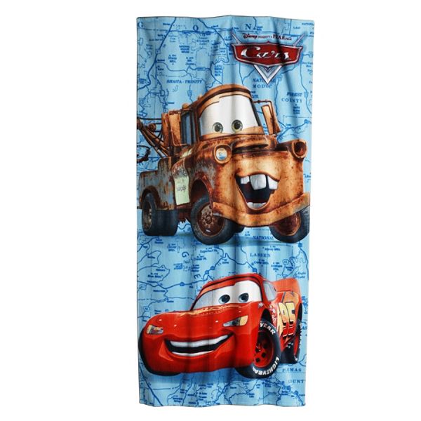 Disney Cars Map Beach Towel