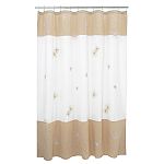Famous Home Fashions Spiro Shower Curtain - Beige

