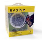 Evolve Monarch 4 inch Eco-Luxury Shower Head Brushed Nickel Finish