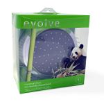 Evolve Panda 5.5 inch Eco-Luxury Showerhead Brushed Nickel Finish
