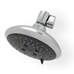 Evolve Water Lily 5.5 inch Eco-Luxury Rain Showerhead Chrome Plate Finish
