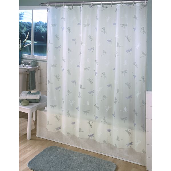  Colormate Dragon Fly Shower Curtain 
