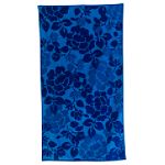 Whole Home Jacquard Blue Floral Beach Towel