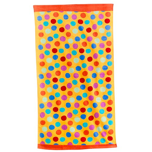 Joe Boxer Polka Dots Beach Towel