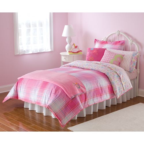 Colormate Kids Abby Plaid Comforter