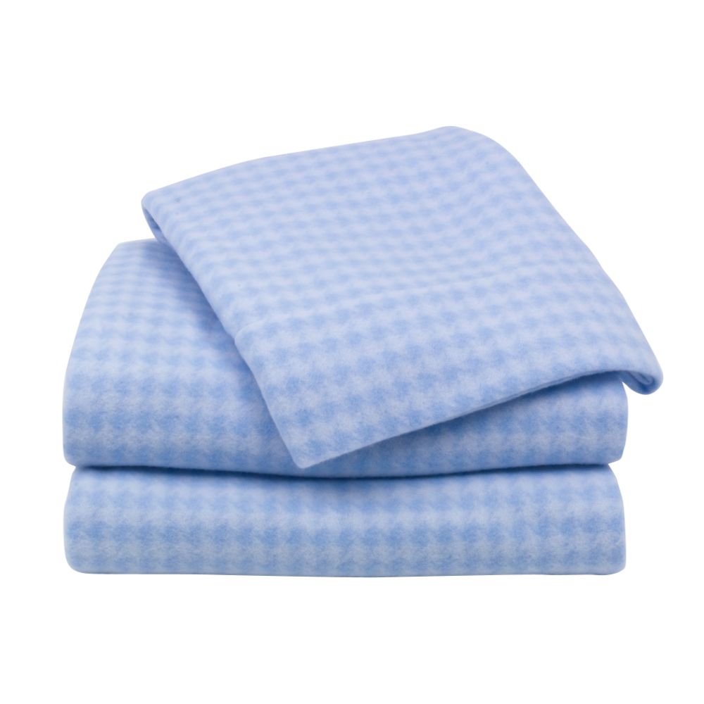 Colormate Herringbone Fleece Sheet Set