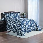 Colormate White Mums Bedspread Mini Set