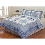 Blue Magnolia Star Quilt Mini Set